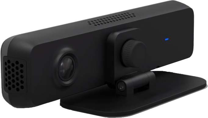 ZeitRide dash cam, angled back view